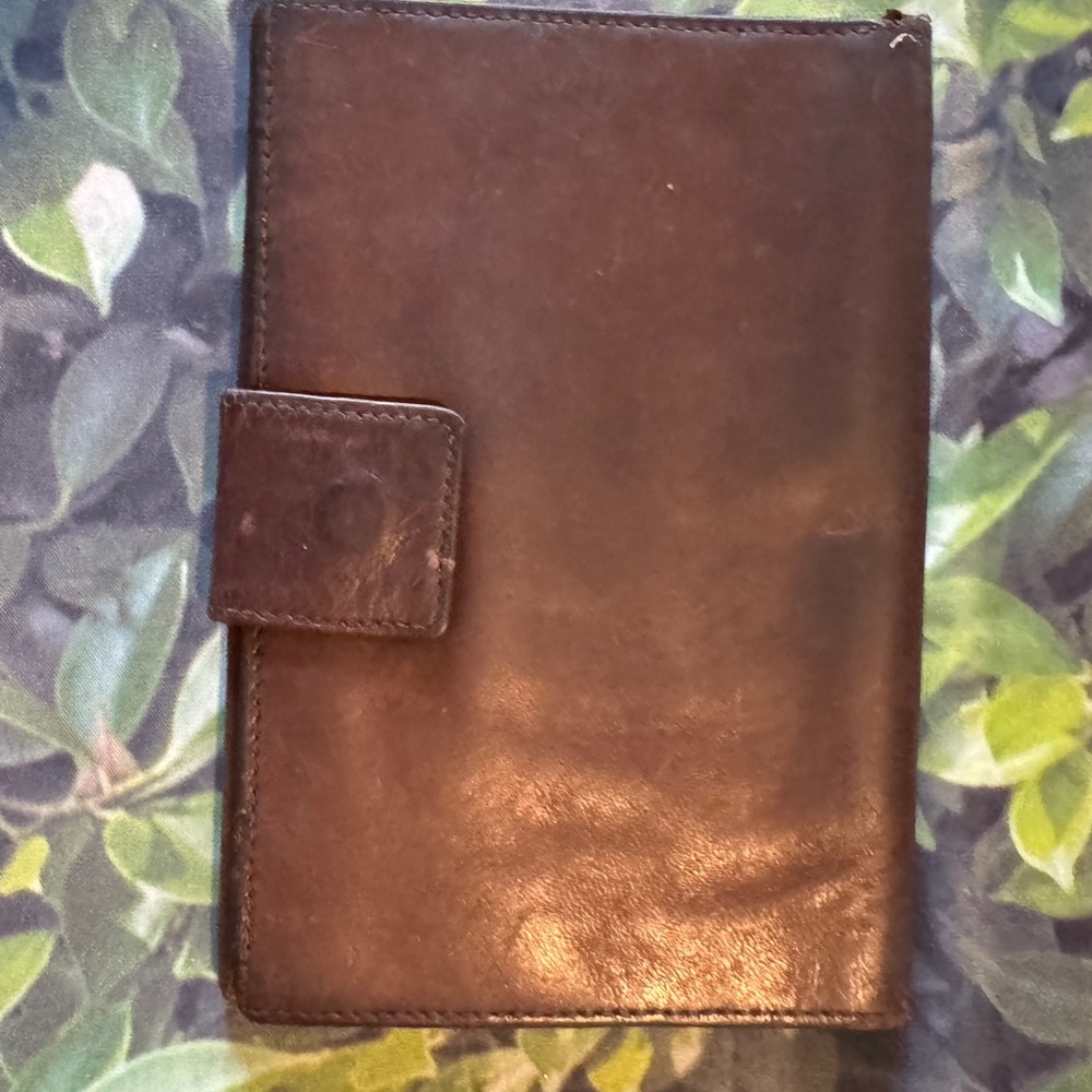 Prada Dark Brown Vintage Leather Wallet - Picture 2 of 9